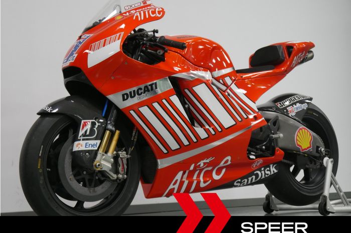 Ducati Desmosedici GP8 tunggangan Casey Stoner di MotoGP 2008 dijual, mau tahu berapa harganya?