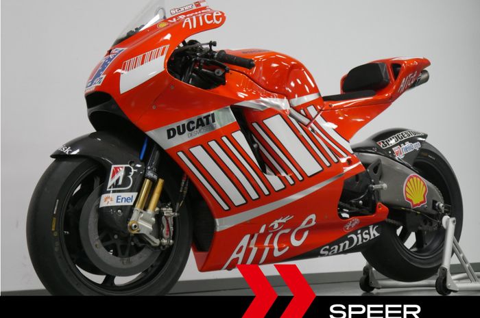 Ducati Desmosedici GP8 tunggangan Casey Stoner di MotoGP 2008 dijual, mau tahu berapa harganya?