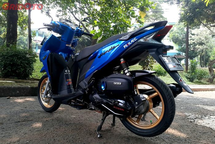 Honda Vario 125 punya kaki-kaki upgrade racing