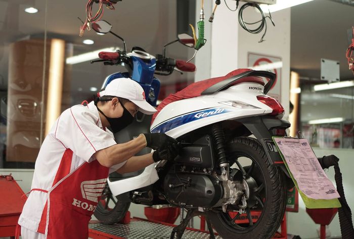 Pemilik motor Honda yang melakukan perjalanan mudik Lebaran tidak perlu khawatir dengan hadirnya Bale Santai Honda, AHASS Siaga dan AHASS Jaga