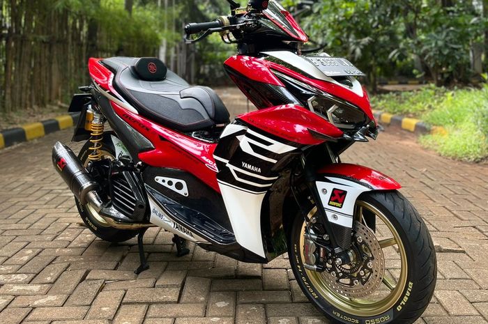 Yamaha New Aerox 2021, juara 1 kelas Dailu Use Online Customaxi 2021