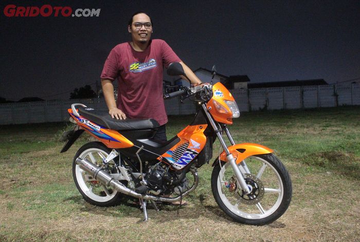 Tim SS Modification dengan Honda Nova Sonic 125 RS garapannya