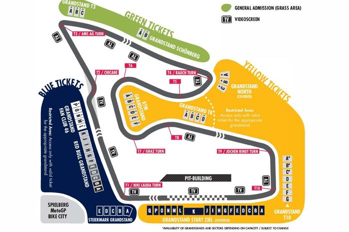 Rencananya akan dibangun chicane di tikungan 2 Red Bull Ring, sirkuit yang dipakai untuk balap F1 dan MotoGP