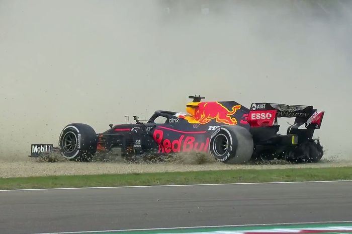 Podium di depan mata, Max Verstappen malah gagal finis pada balapan F1 Emilia Romagna 2020, ternyata Ini penyebabnya