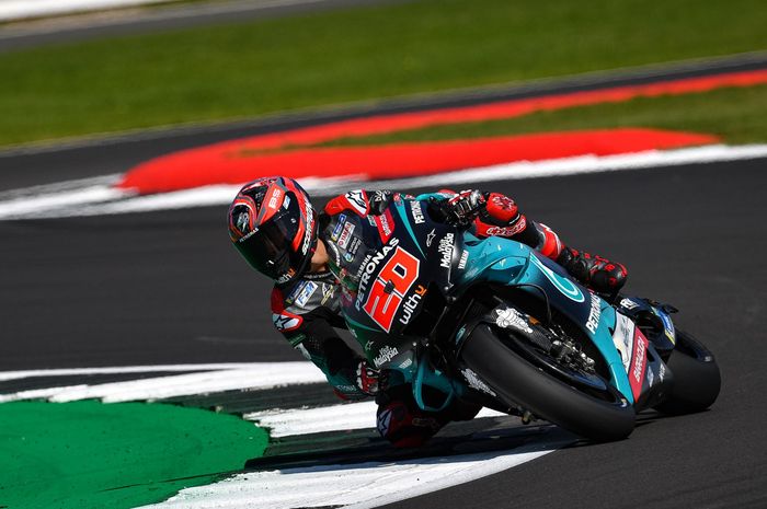 Fabio Quartararo, yakin dirinya bisa bertarung dengan Alex Rins dan Marc Marquez andai tak terjatuh dan gagal finis di MotoGP Inggris 2019