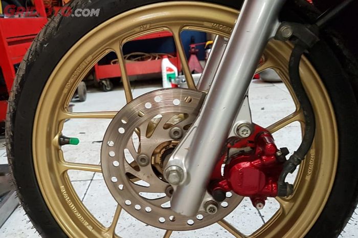 Ilustrasi rem di motor bekas