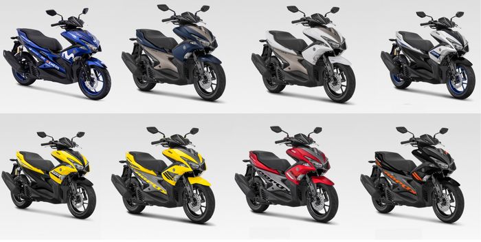 Pilihan warna lama Yamaha Aerox di Indonesia