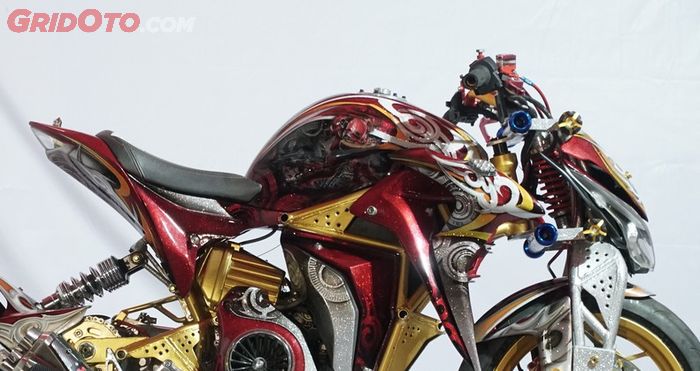 Honda Vario berubah menjadi motor sport street fighter