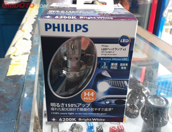 Philips H4 yang di jual di Toko Aksesori Graha Sakti