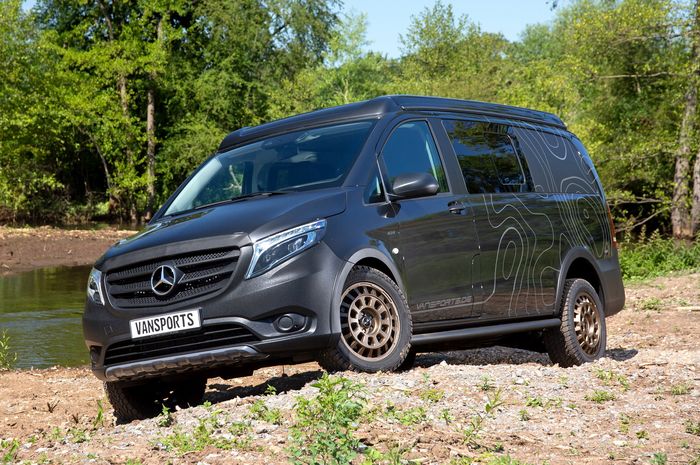 Modifikasi Mercedes-Benz Vito siap adventure hasil garapan VanSports, Jerman