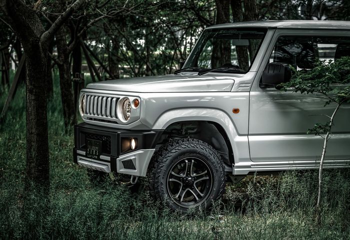 Modifikasi Suzuki Jimny JB74 pakai pelek M'z Speed X Keeler ring 16 inci