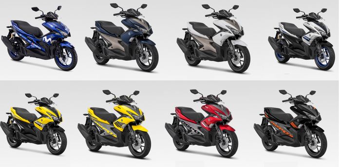 Pilihan warna Yamaha Aerox di Indonesia