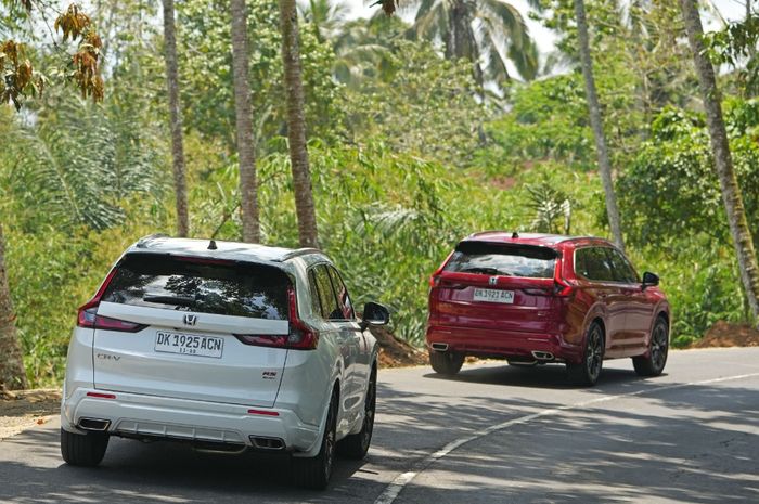 Honda CR-V RS e:HEV saat tes di Bali