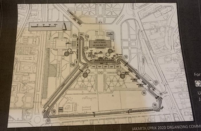 Bocoran layout baru sirkuit Formula E Jakarta, gak jadi keliling Monas!