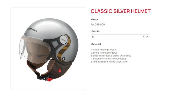 Classic Silver Helmet