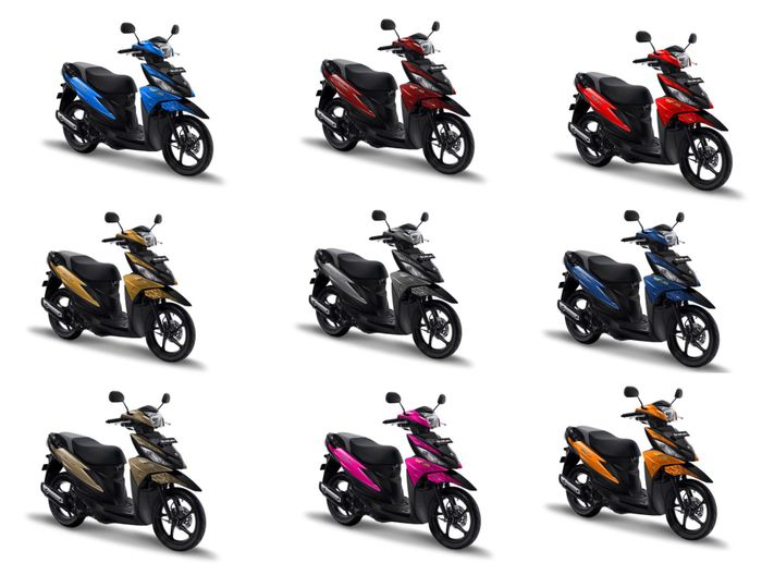 pilihan warna bodi Suzuki Address  Playful