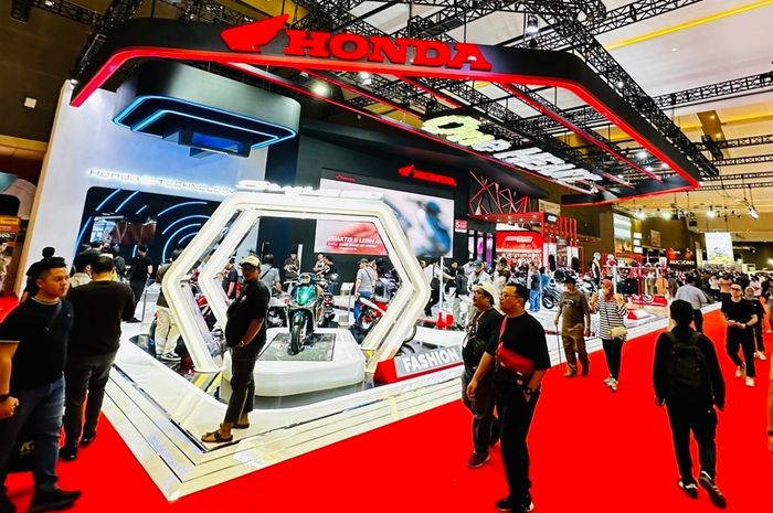 (ilustrasi) booth Honda. IMOS 2024 digelar lima hari pada 30 Oktober hingga 3 November 2024 di ICE, BSD City, Kabupaten Tangerang.