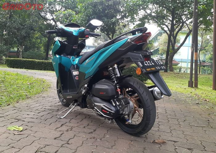 Tampak belakang Honda Vario 150 modifikasi elegan