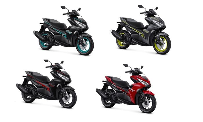 Pilihan warna Yamaha All New Aerox tipe non-ABS