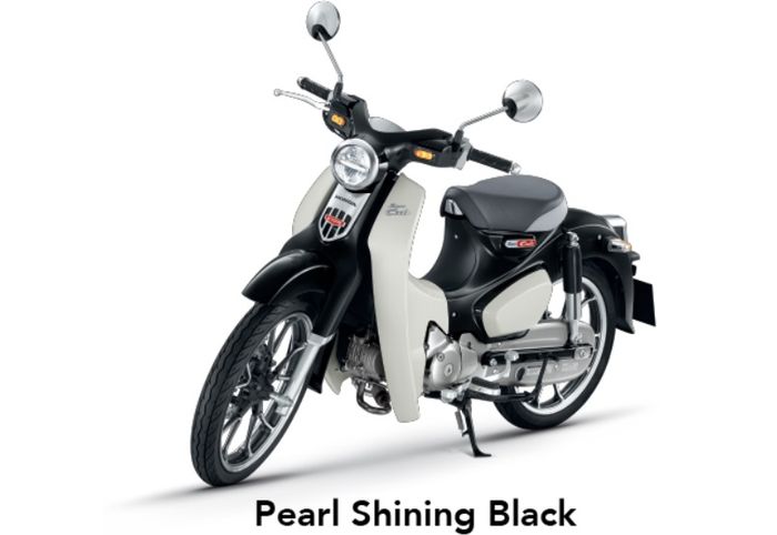 Warna hitam pada Honda Super Cub C125