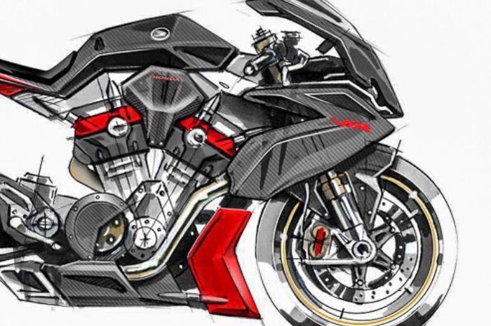 Terkaan desain Hona VTR 1200