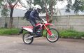 Sasis dan Kaki-kaki Honda CRF 150L Asik Juga Buat di Jalan Raya? Yuk Buktikan!
