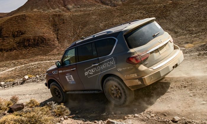 Modifikasi Infiniti QX80 untuk ajang The Rebelle Rally 2020