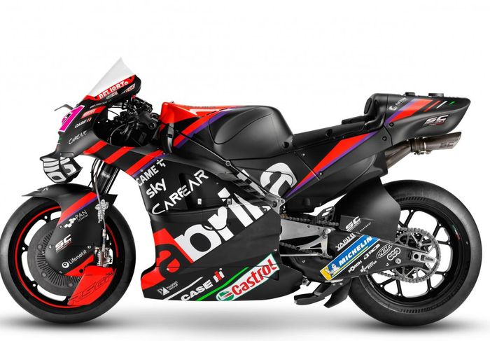 Aprilia Racing Team akhirnya melakukan peluncuran tim untuk MotoGP 2023 di Sirkuit Alvgarve, Portimao, Portugal