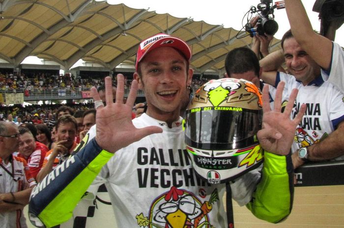 Nostalgia! Simak nih video gembiranya Valentino Rossi saat meraih 9 gelar juara dunianya di sepanjang karier balapnya