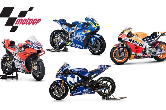 Beberapa motor peserta MotoGP musim 2019