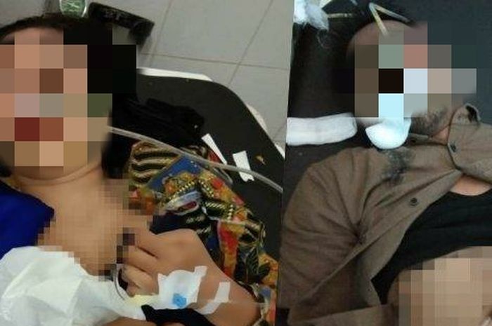 Dua ASN yang diduga pasangan selingkuh, PNS perempuan H alias I (39) dan PNS pria Zul (37) menjalani perawatan di RS Simatupang, Asahan, Jumat (5/6/2020). Keduanya ditemukan warga dalam kondisi pingsan dalam sebuah mobil.