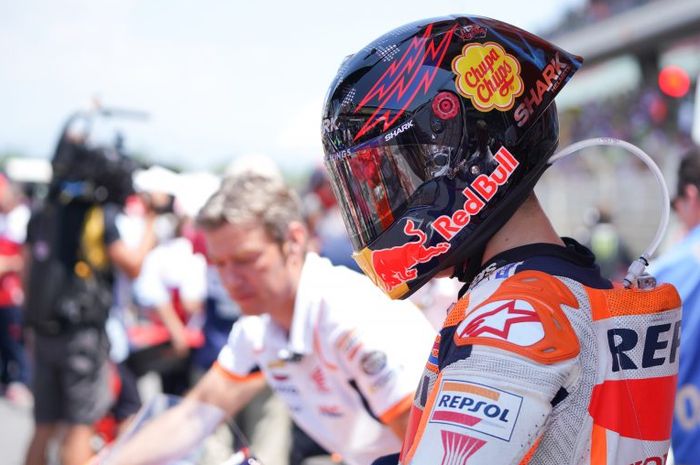 Jorge Lorenzo menjelang start MotoGP Catalunya