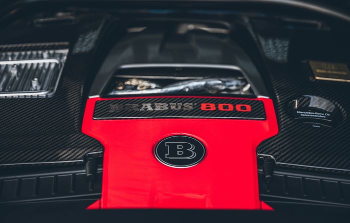 Modifikasi Mercedes-AMG G63 Brabus 800 XLP Superblack bertenaga 789 dk