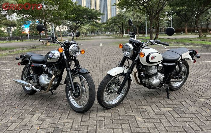 Kawasaki Meguro S1 dan W230, serupa tapi tak sama