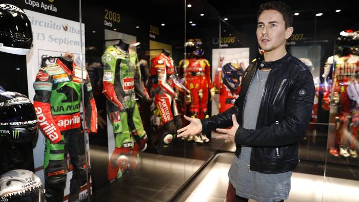 Jorge Lorenzo berada di museumnya di Andorra