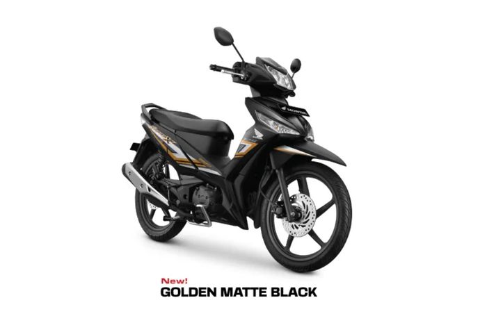 Pilihan Honda Supra X 125 warna Golden Matte Black