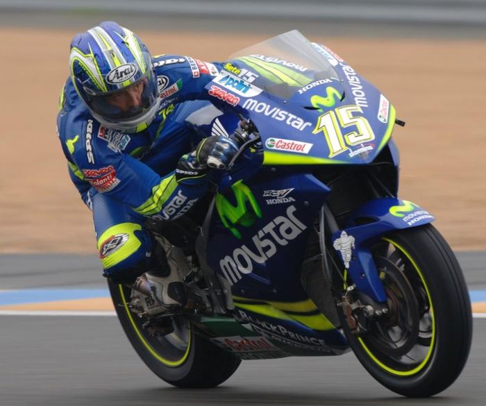 Sete Gibernau di atas Honda RC211V Movistar tahun 2006