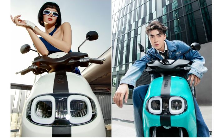 Tampilan depan Neo's dengan headlamp yang unik