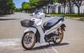 Bodi Putih Bersih Dikombo Part Mewah, Honda Wave 125i Kian Elegan