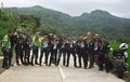 Gak Takut Musim Hujan, Komunitas  Z900 Indonesia Pede Touring ke Sukabumi
