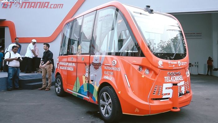 Navya, kendaraan listrik otonom