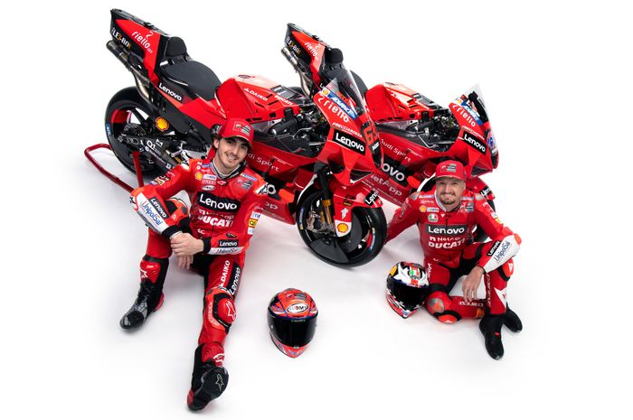 Francesco Bagnaia dan Jack Miller jadi duet baru tim Ducati Corse di MotoGp 2021.
