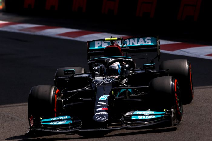 Valtteri Bottas, raih pole position setelah menjadi yang tercepat pada kualifikasi F1 Meksiko 2021