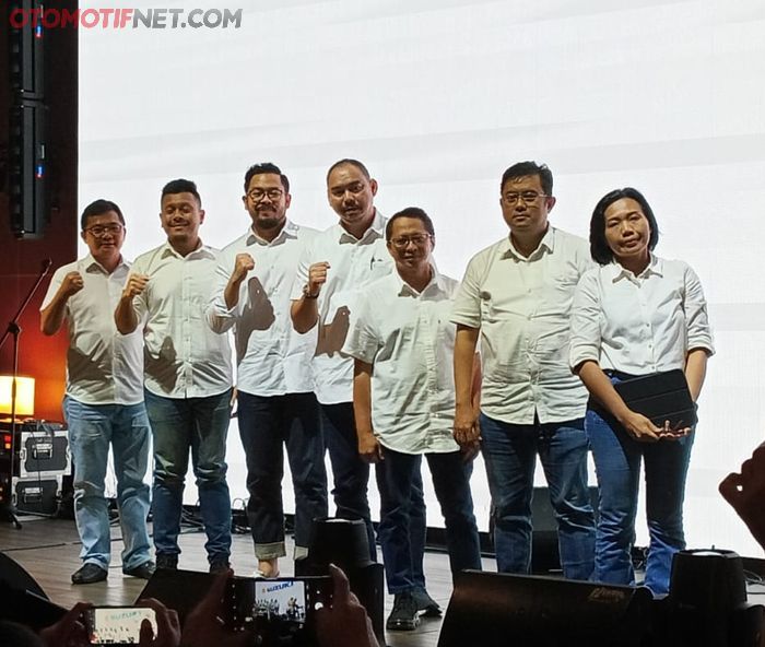 Manajemen Suzuki Indomobil Sales dalam media gathering di Jakarta 23/1/2024
