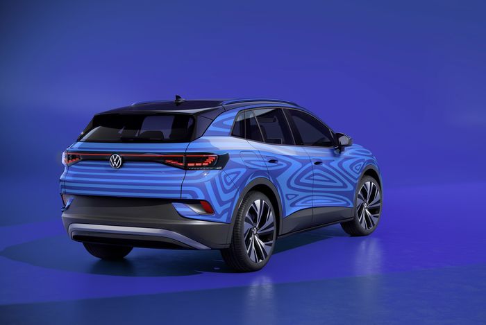 Bentuk belakang  VW ID.4