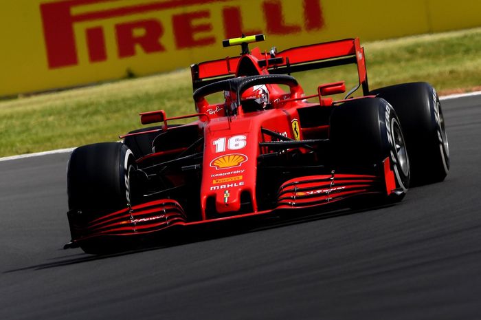 Charles Leclerc merasa beruntung bisa naik podium di balap F1 Inggris 2020 karena terbantu insiden pecah ban Valtteri Bottas