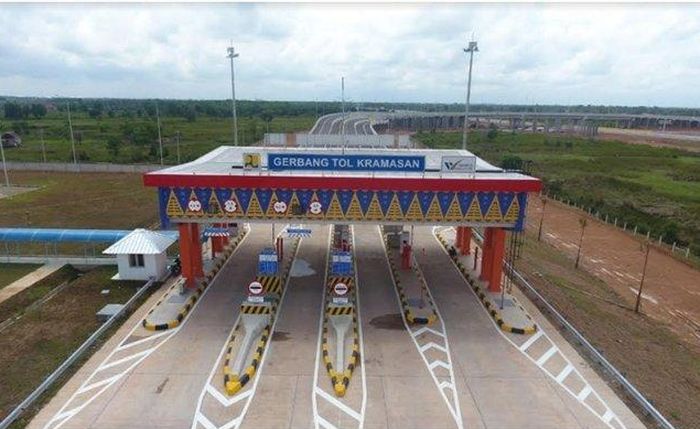 GT Kramasan jadi akses keluar masuk Jalan Tol Kapal Betung.