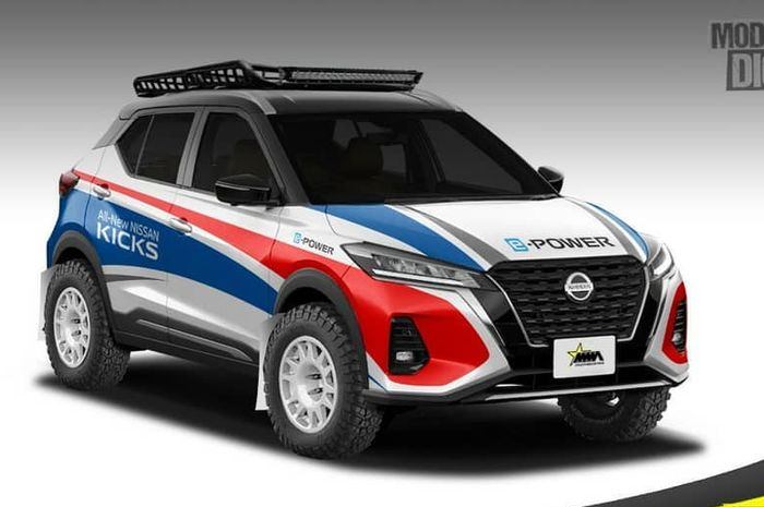 Nissan Kicks e-Power kena modifikasi digital gaya rally