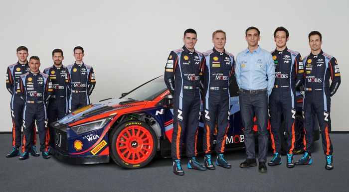 Skuat Hyundai Shell Mobis WRT di WRC 2023