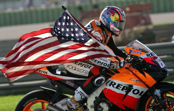 Nicky Hayden saat juara dunia MotoGP